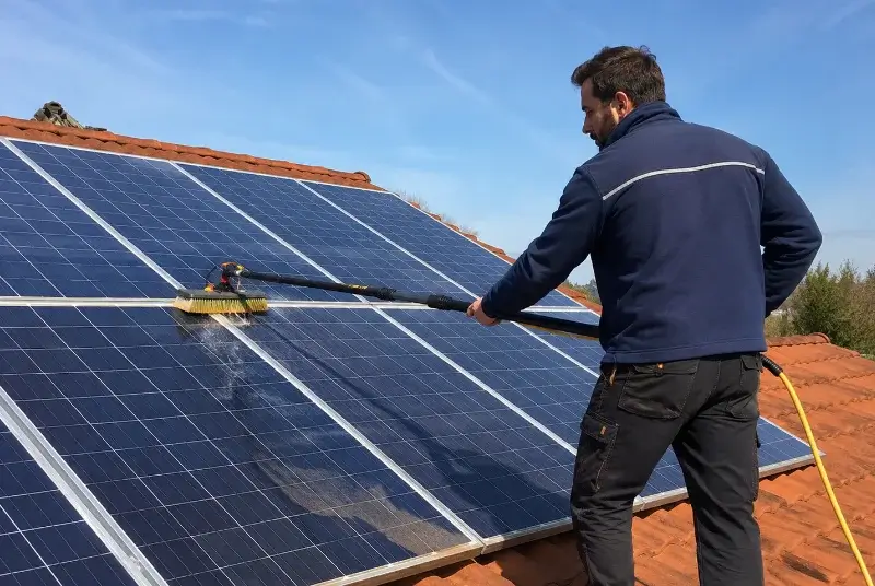 Nettoyage et entretien de panneaux solaires à Saint-Lunaire
