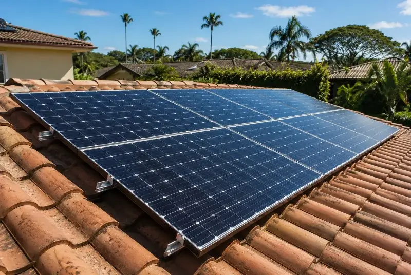 Installation de panneaux solaires à Saint-Lunaire